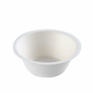 Biofpack,L015,Biodegradable sugarcane bagasse disposable bowl,9oz,250ml,6g,White,1000Pcs/box