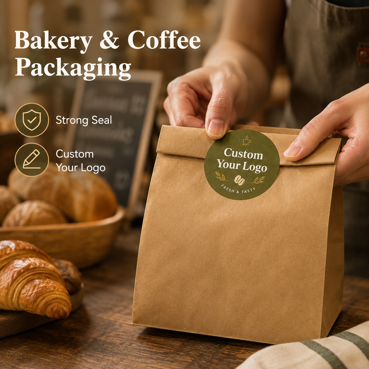 Coated Paper-Customized circular food seal stickers 主图 04