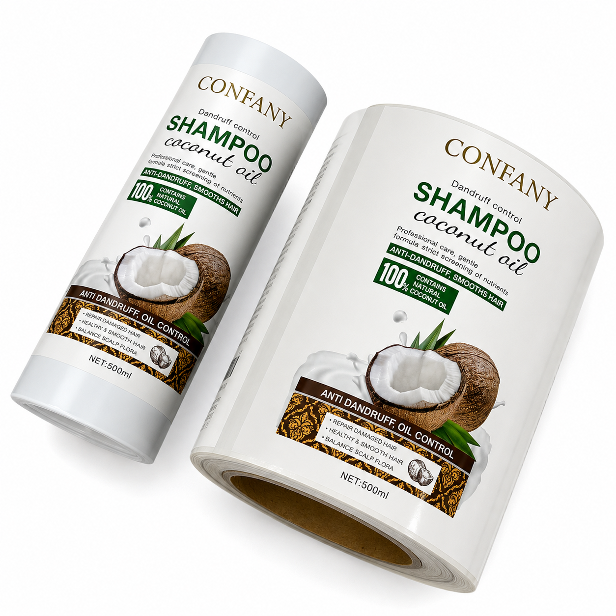 Art Paper-Custom Waterproof Art Paper Shampoo Bottle Label Roll chatgpt image 2026年7月10日 14 35 32